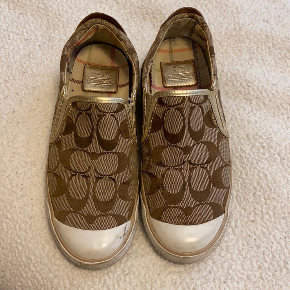 Coach slip on shoes flats